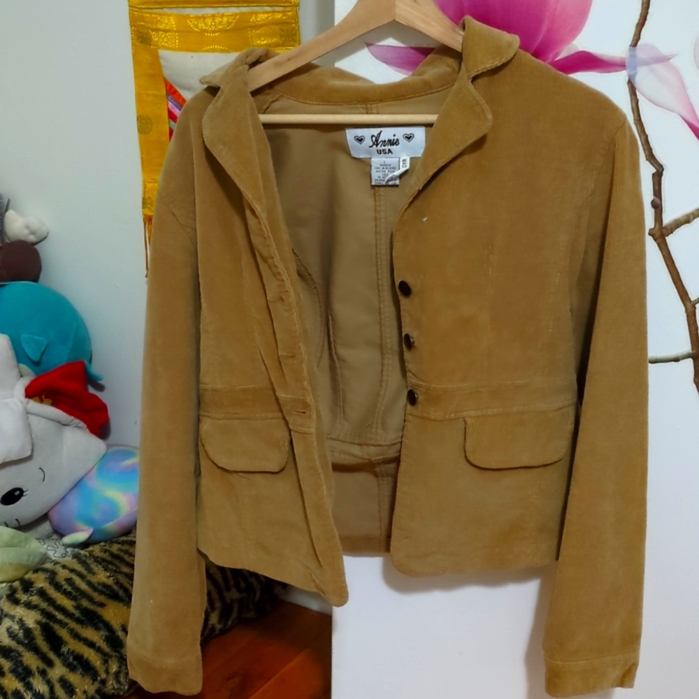 Annie USA brown corduroy jacket
